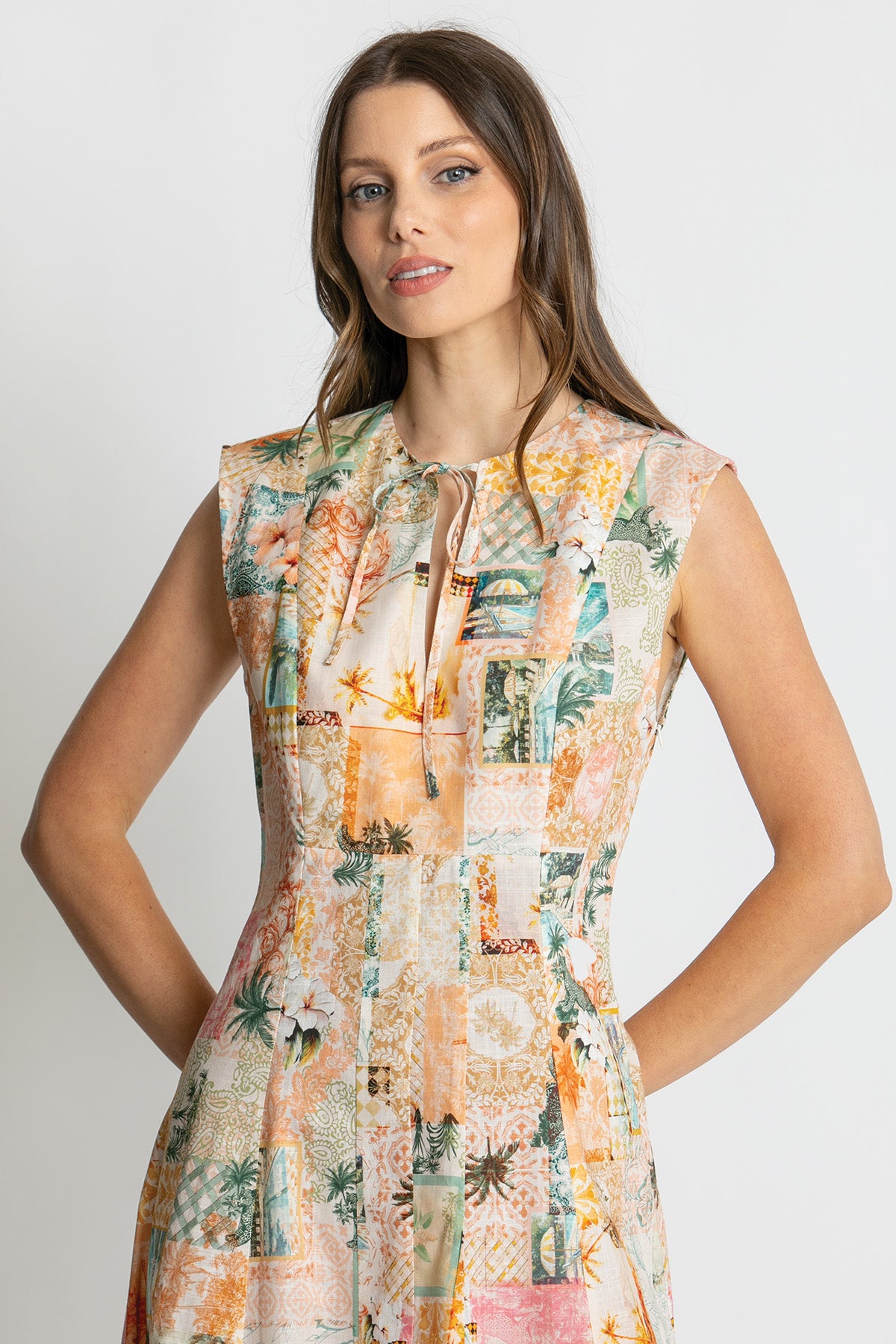 Womens Gia Maxi Dress Multicolor 615ka022