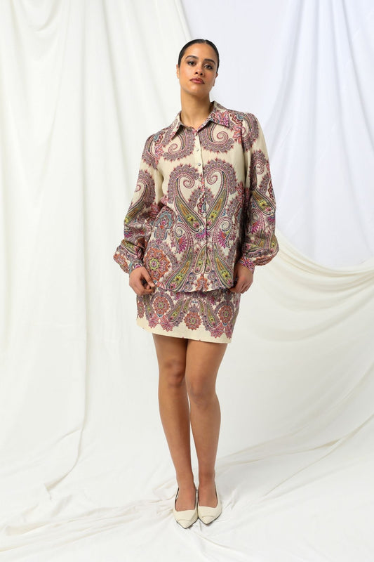 Womens Giselle Blouse Pink 605ka074