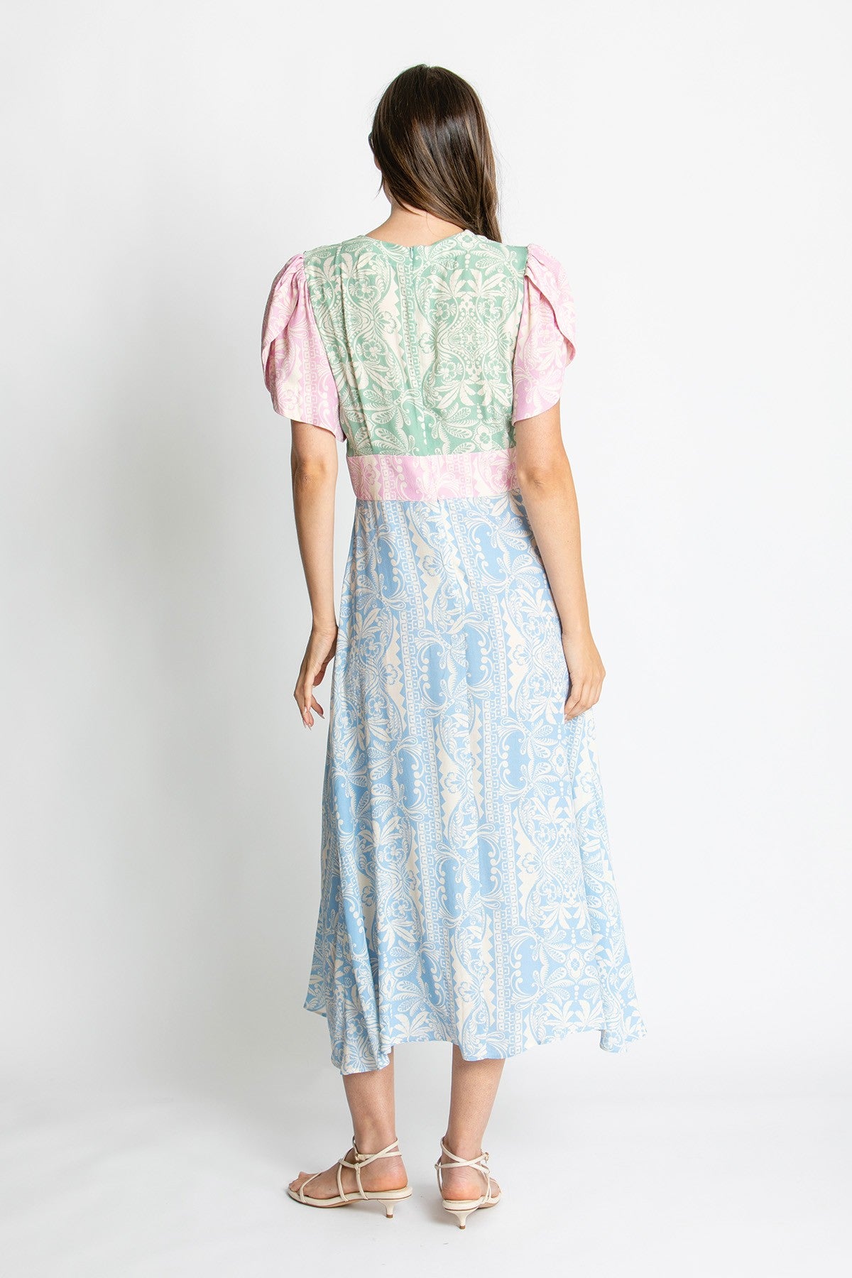 Womens Grace Midi Dress Multicolor 615ka088