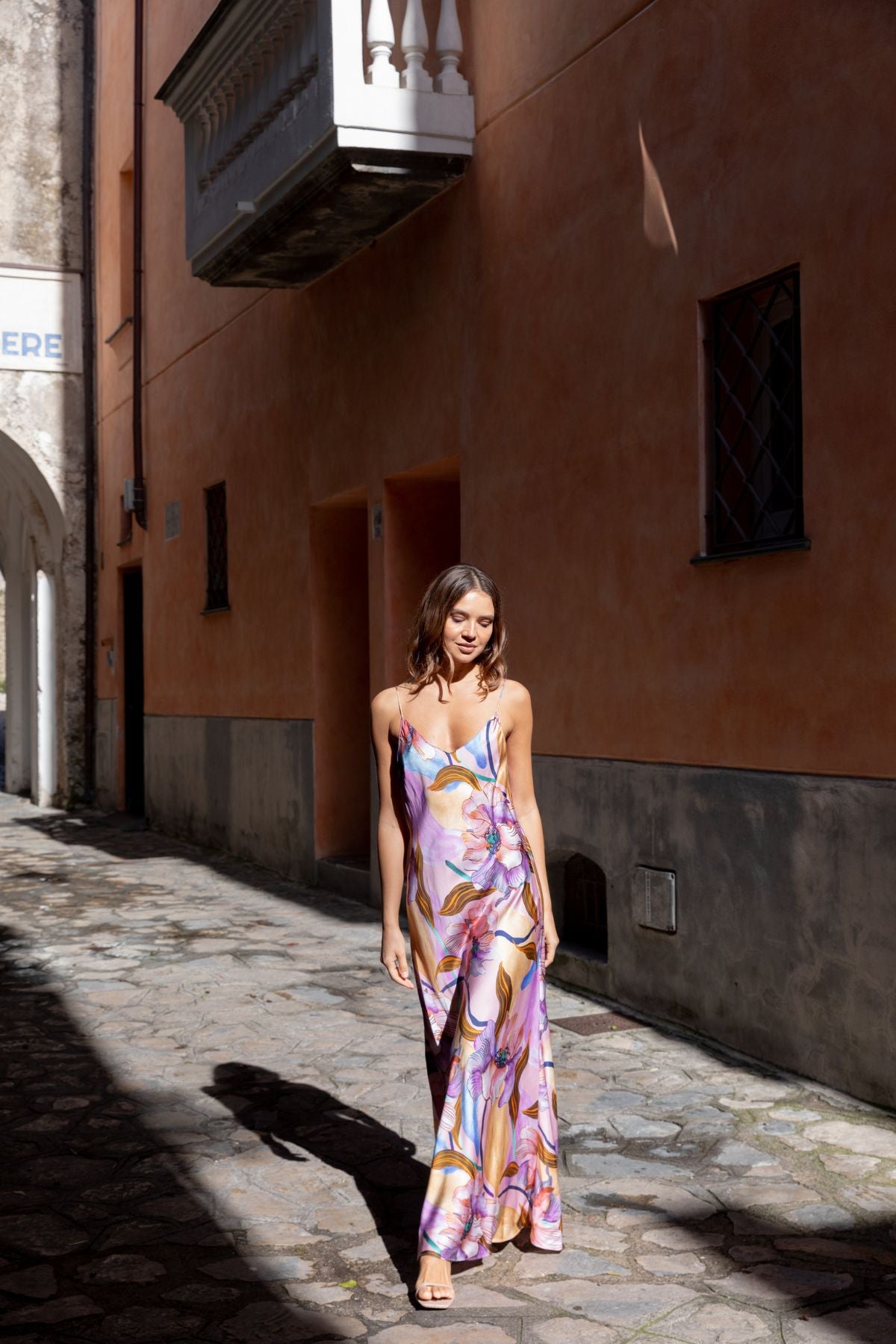 Womens Indi Slip Dress Multicolor 605ka018