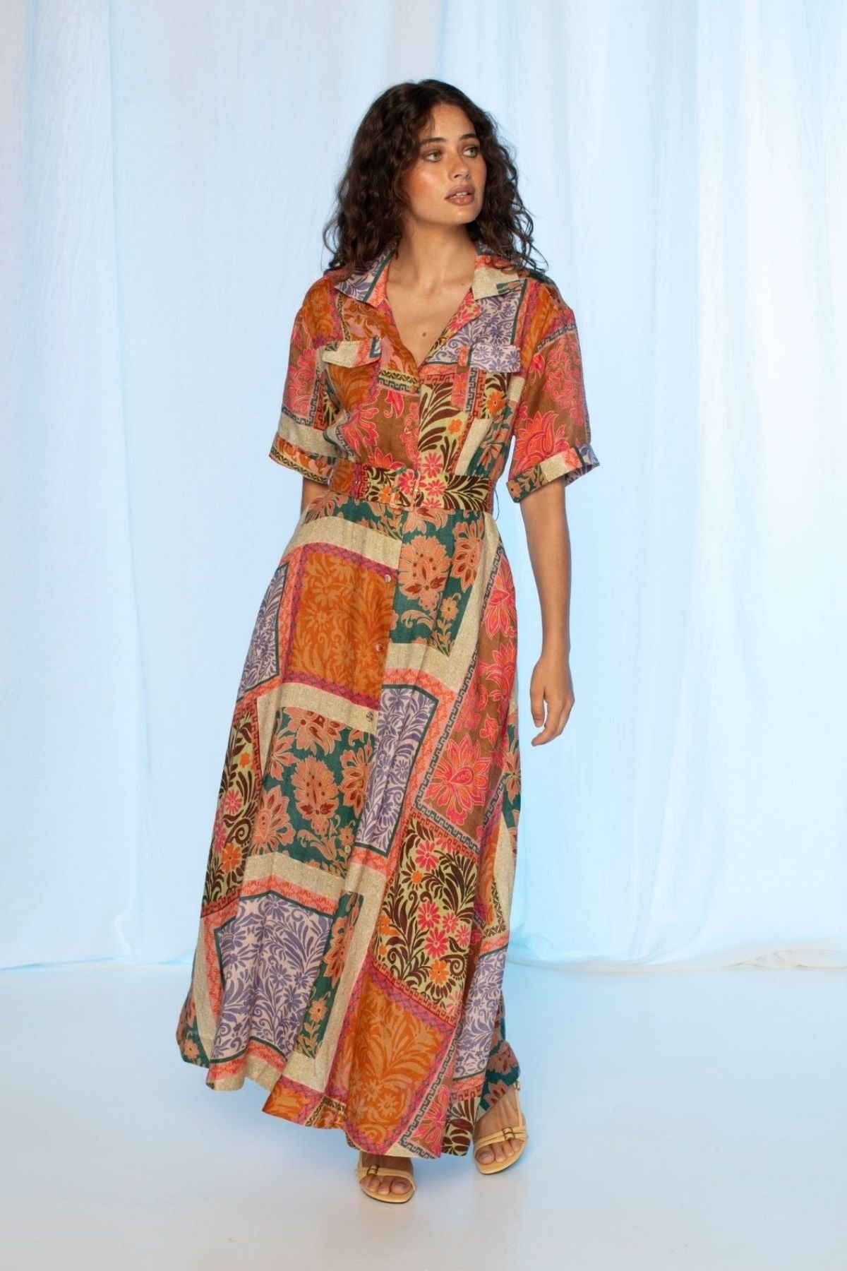 Womens Jacqueline Maxi Dress Multicolor 595ka066