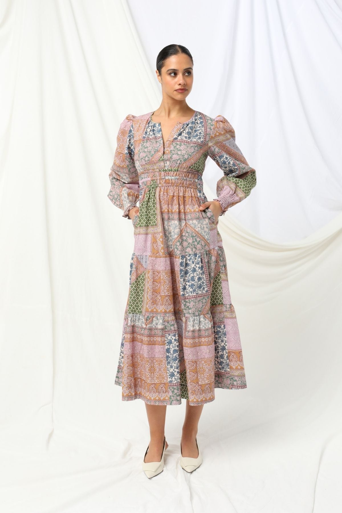 Womens Kirsten Dress Multicolor 605ka046