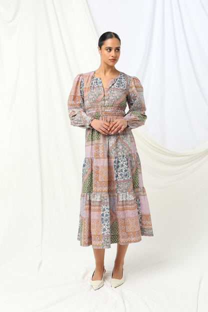 Womens Kirsten Dress Multicolor 605ka046