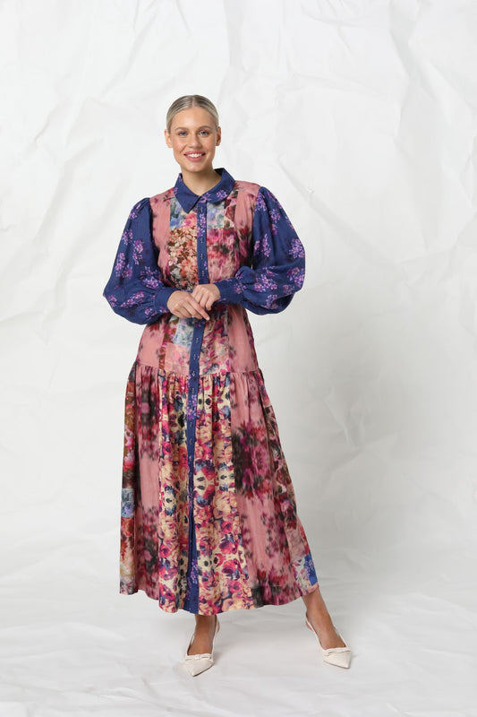 Women's Long Sleeve Maxi Dress | Nora