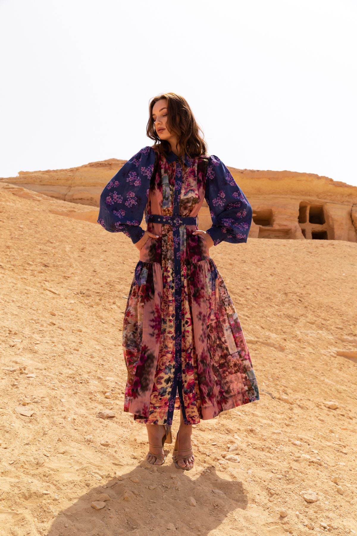 Women's Long Sleeve Maxi Dress | Nora