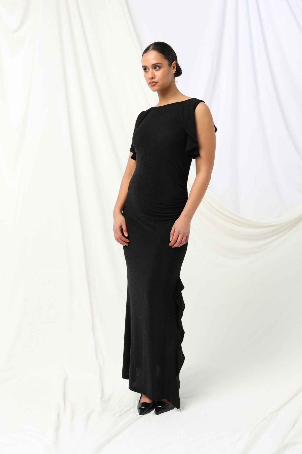 Womens Lydia Dress Black 605ka093