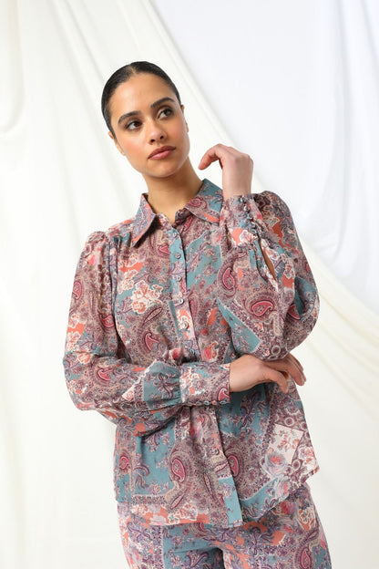 Womens Margot Blouse Multicolor 605ka048