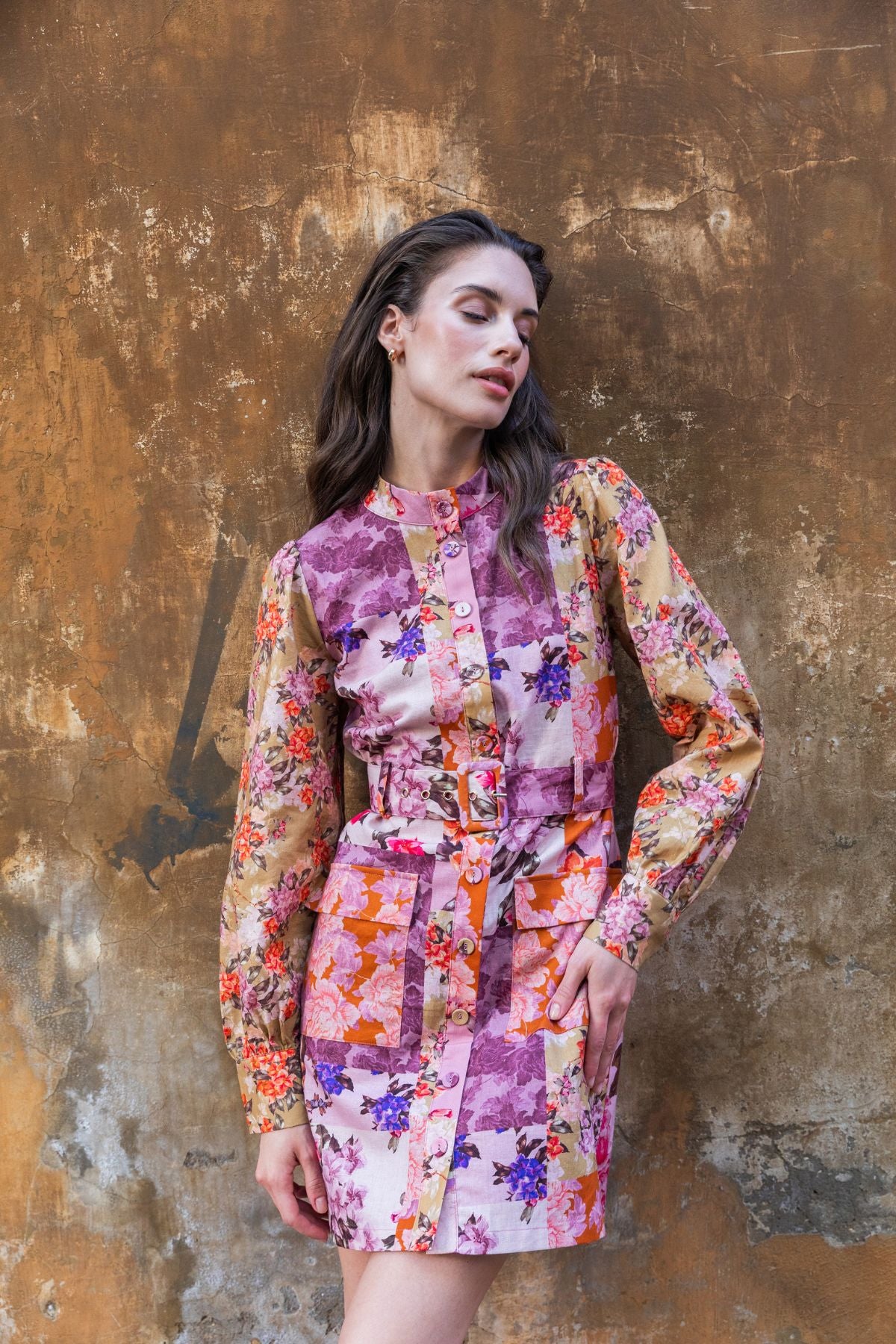 Womens Marielle Dress Multicolor 605ka011