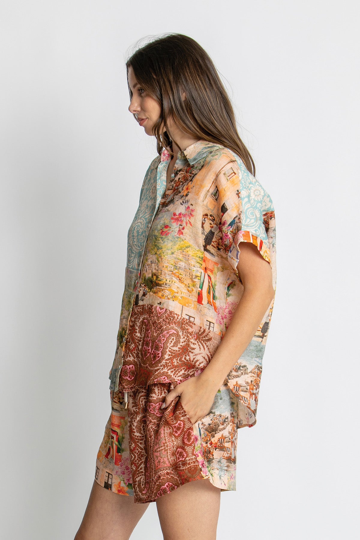 Womens Mary Shirt Multicolor 615ka003