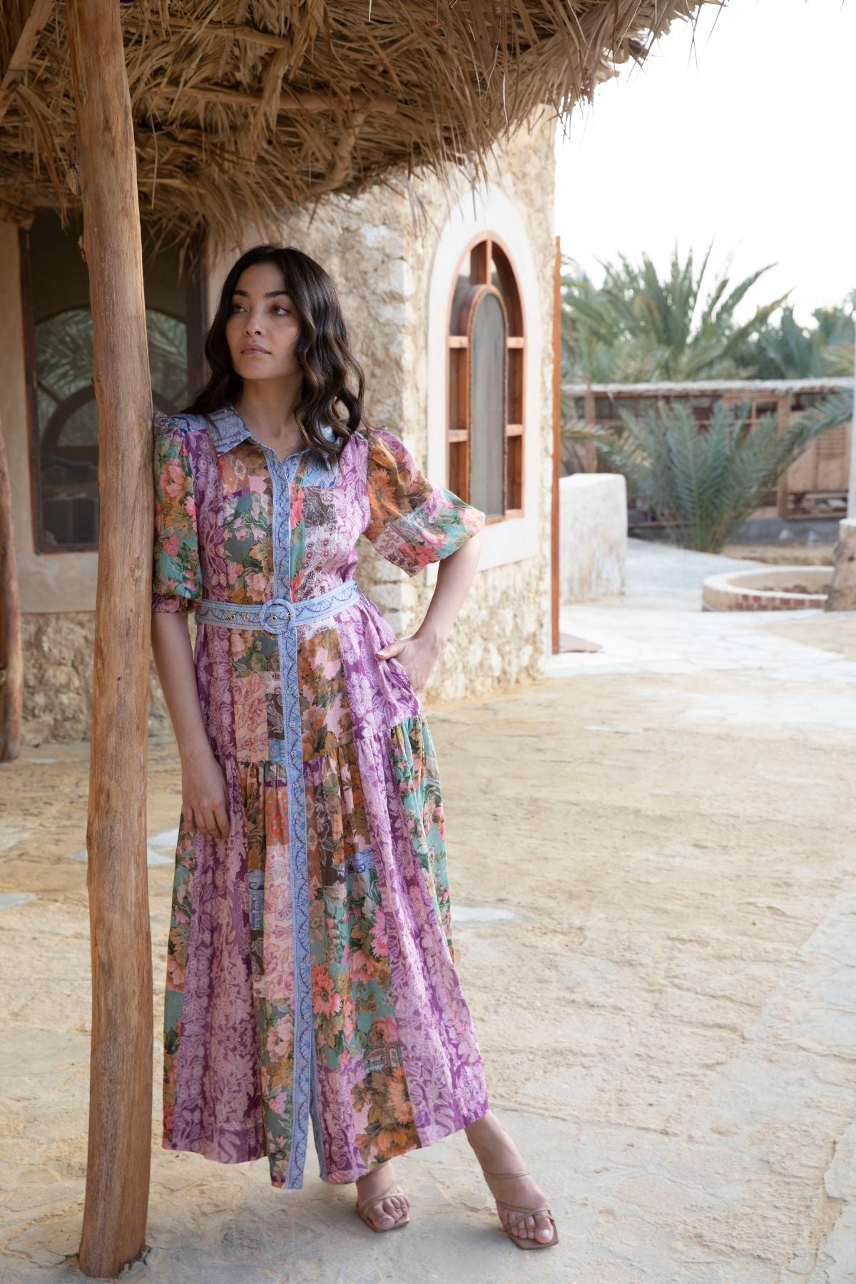 Women's Maxi Dress in Pink | Amelia