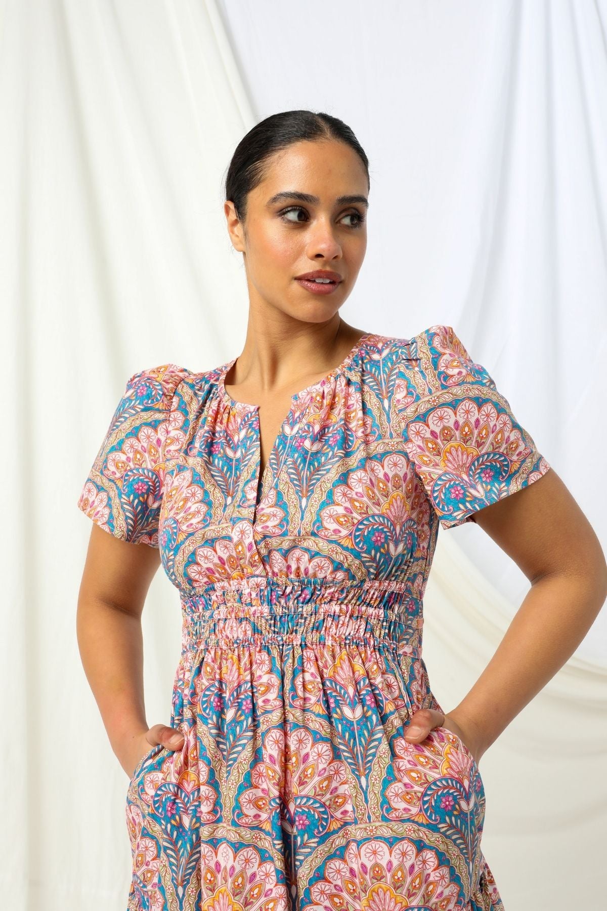 Womens Megan Dress Multicolor 605ka084