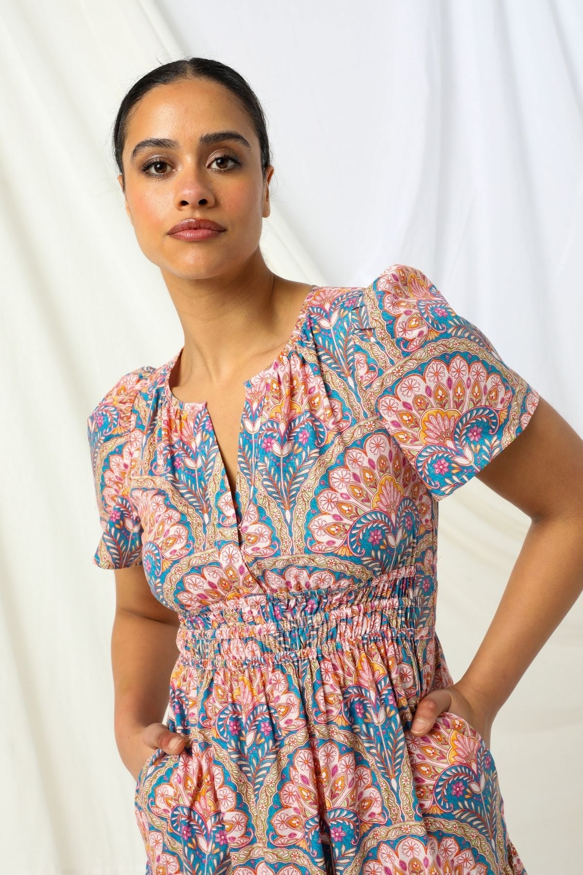 Womens Megan Dress Multicolor 605ka084