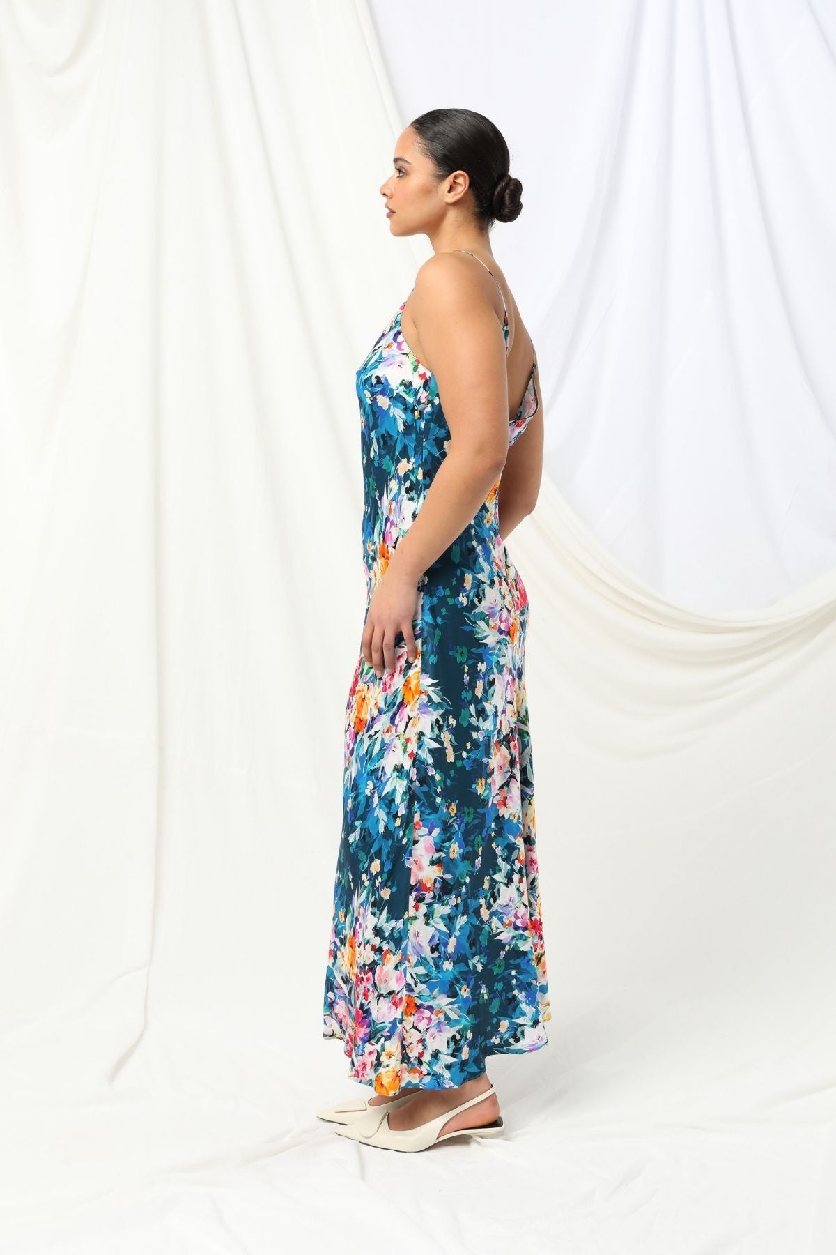 Womens Melody Slip Dress Multicolor 605ka123