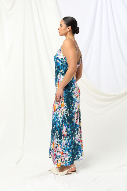 Womens Melody Slip Dress Multicolor 605ka123