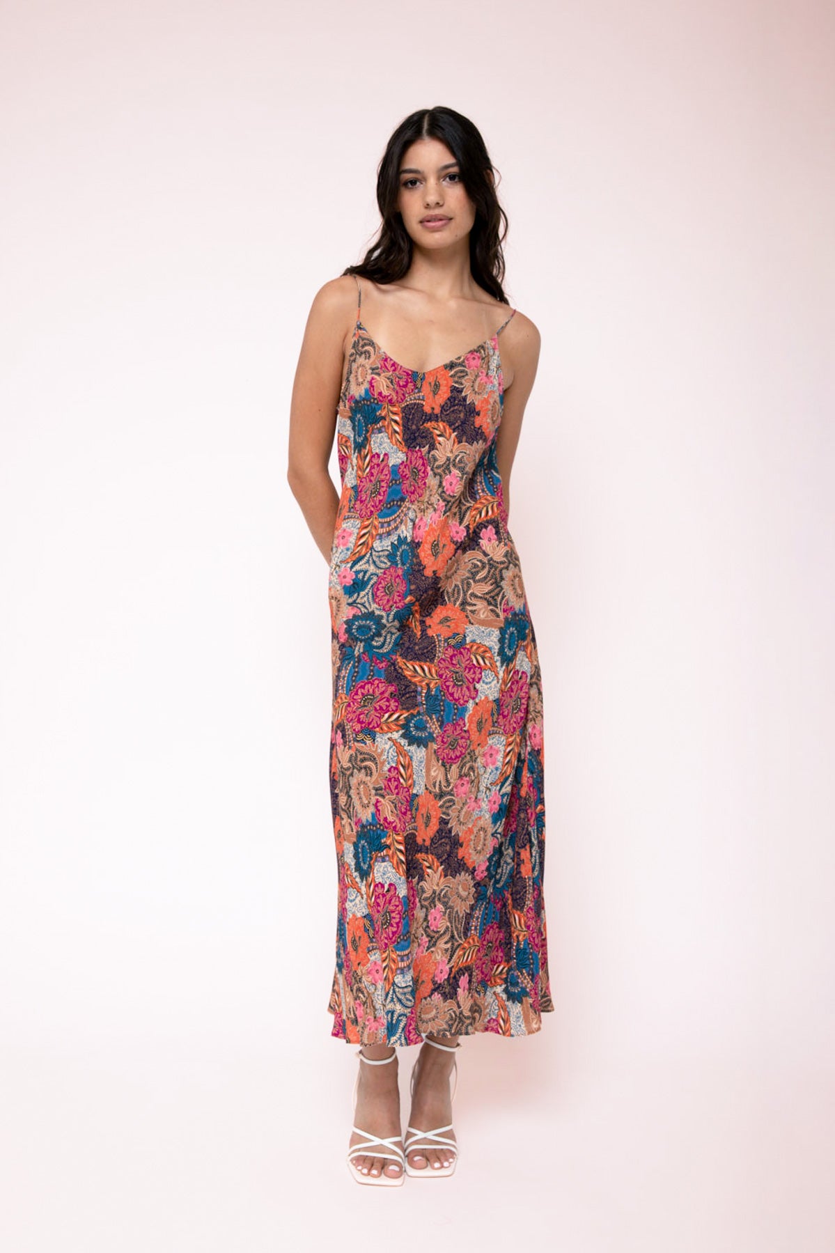 Lina Midi Slip Dress