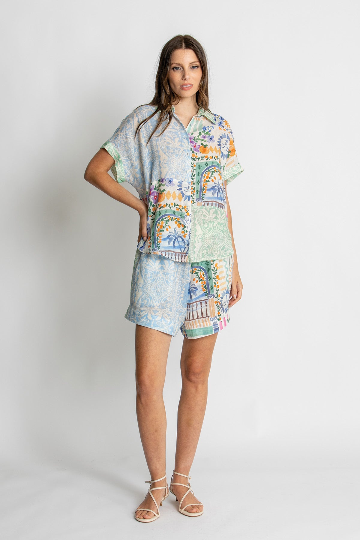 Womens Naomi Shirt Multicolor 615ka061