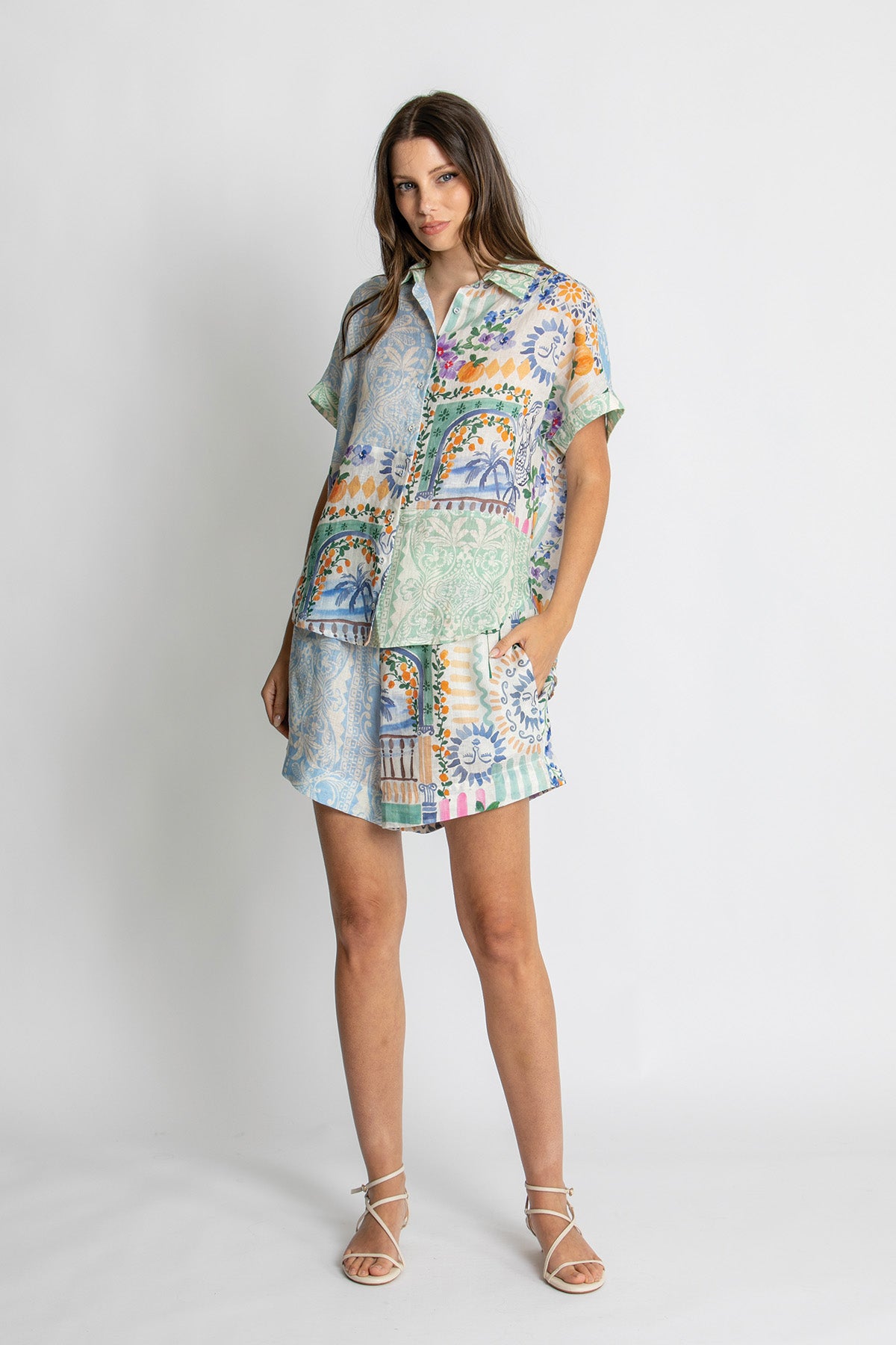 Womens Naomi Shirt Multicolor 615ka061