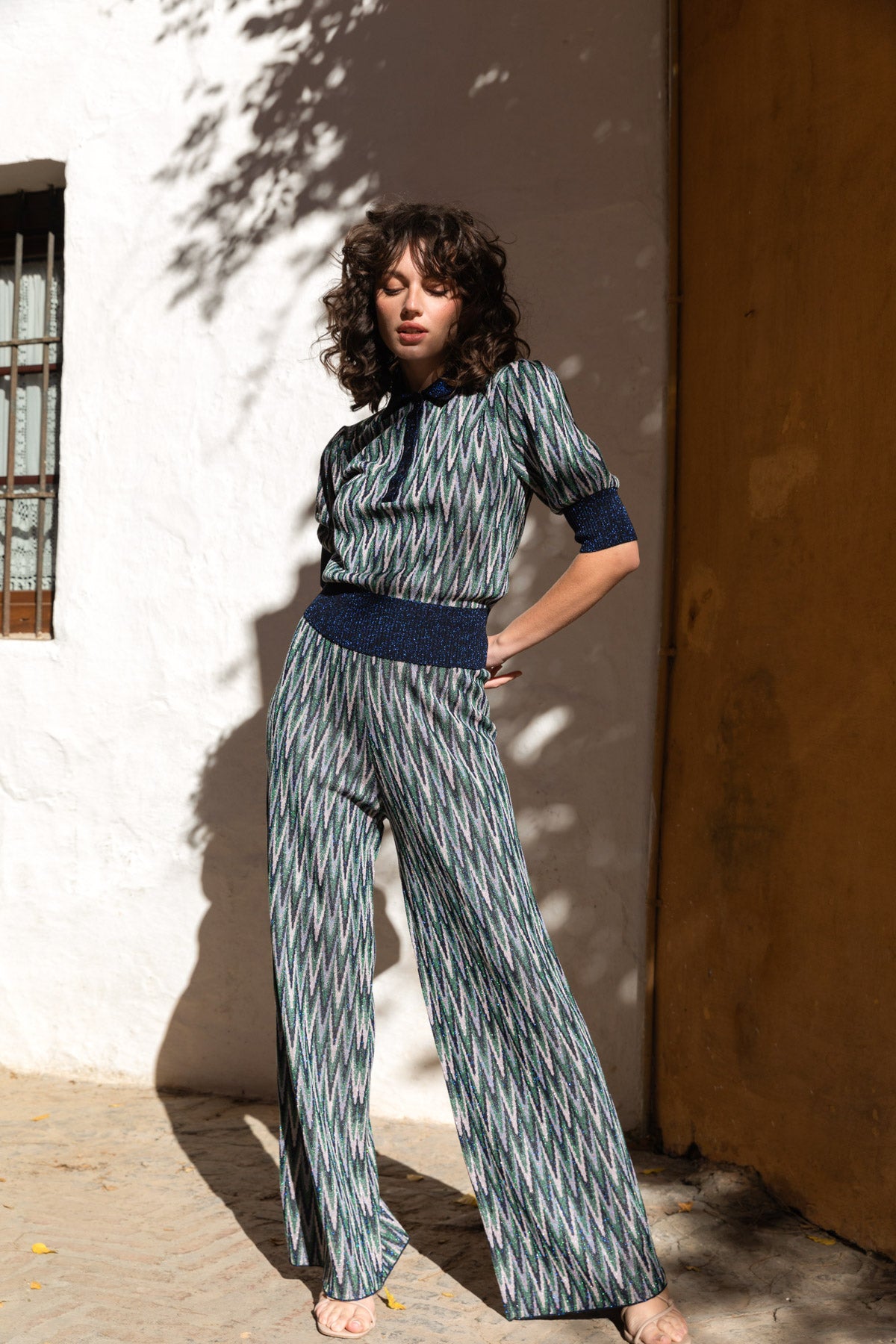 Women's Wide Leg Knit Pant | Pia