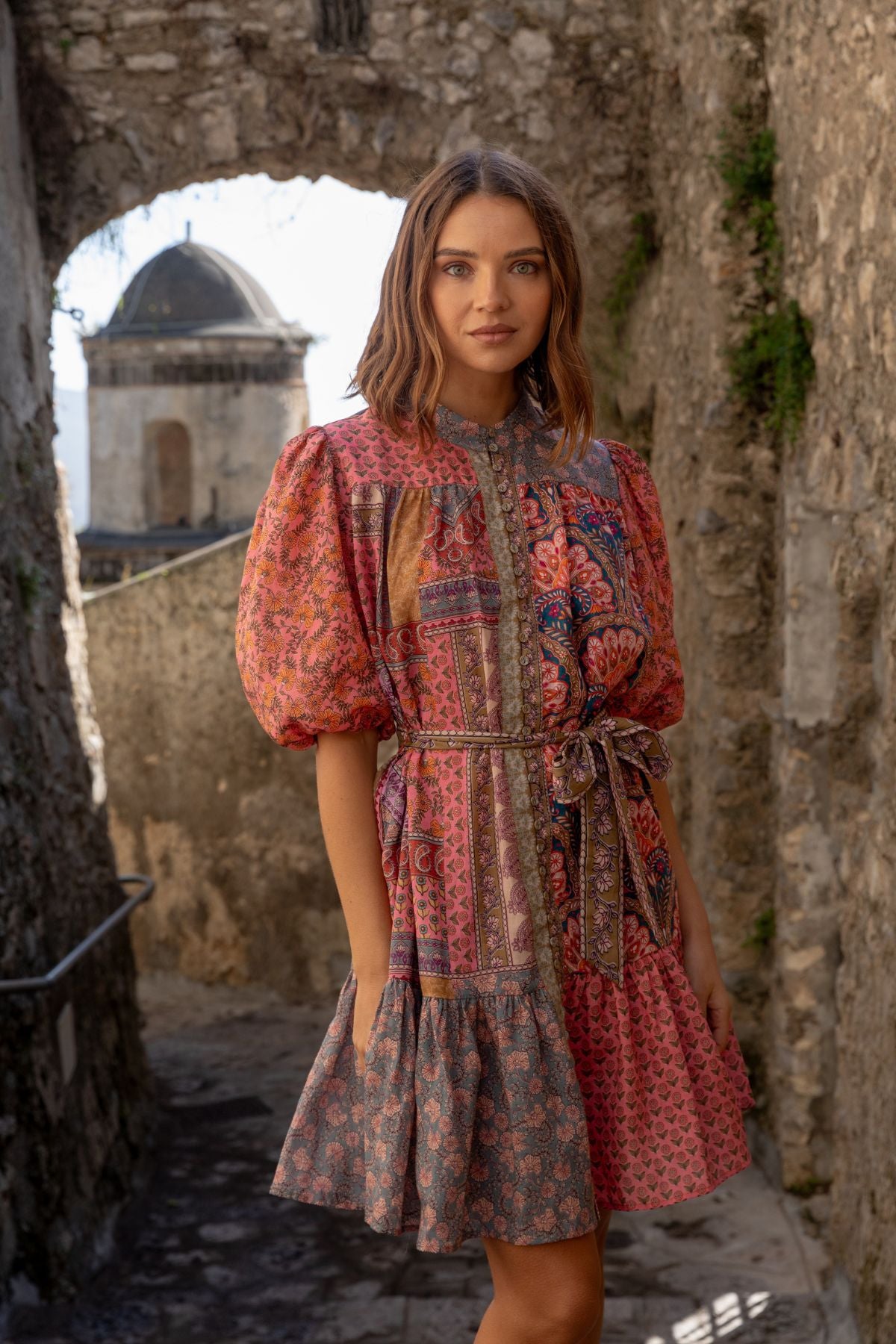 Womens sophie dress pink 605ka079
