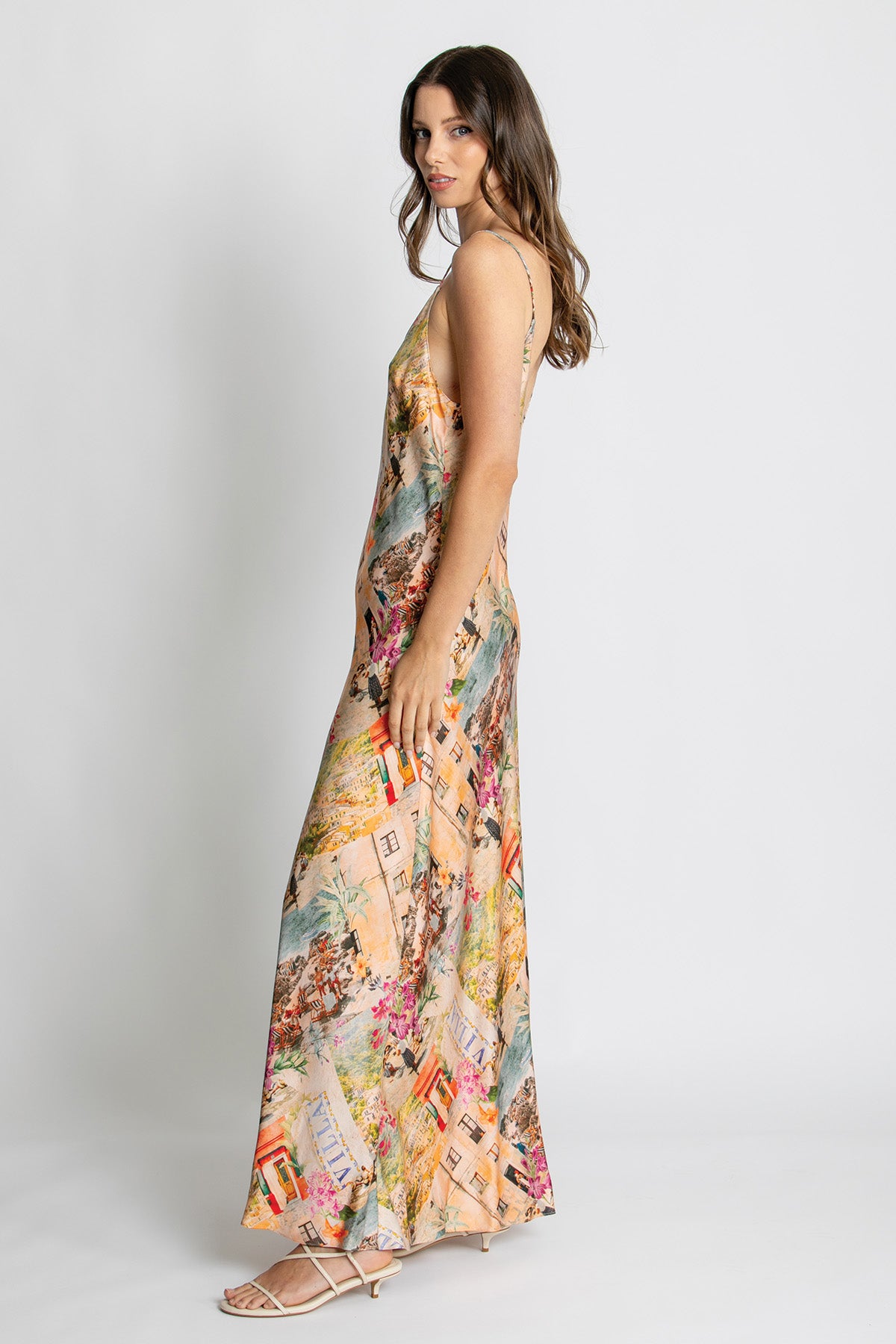Womens Sophie Slip Dress Multicolor 615ka005