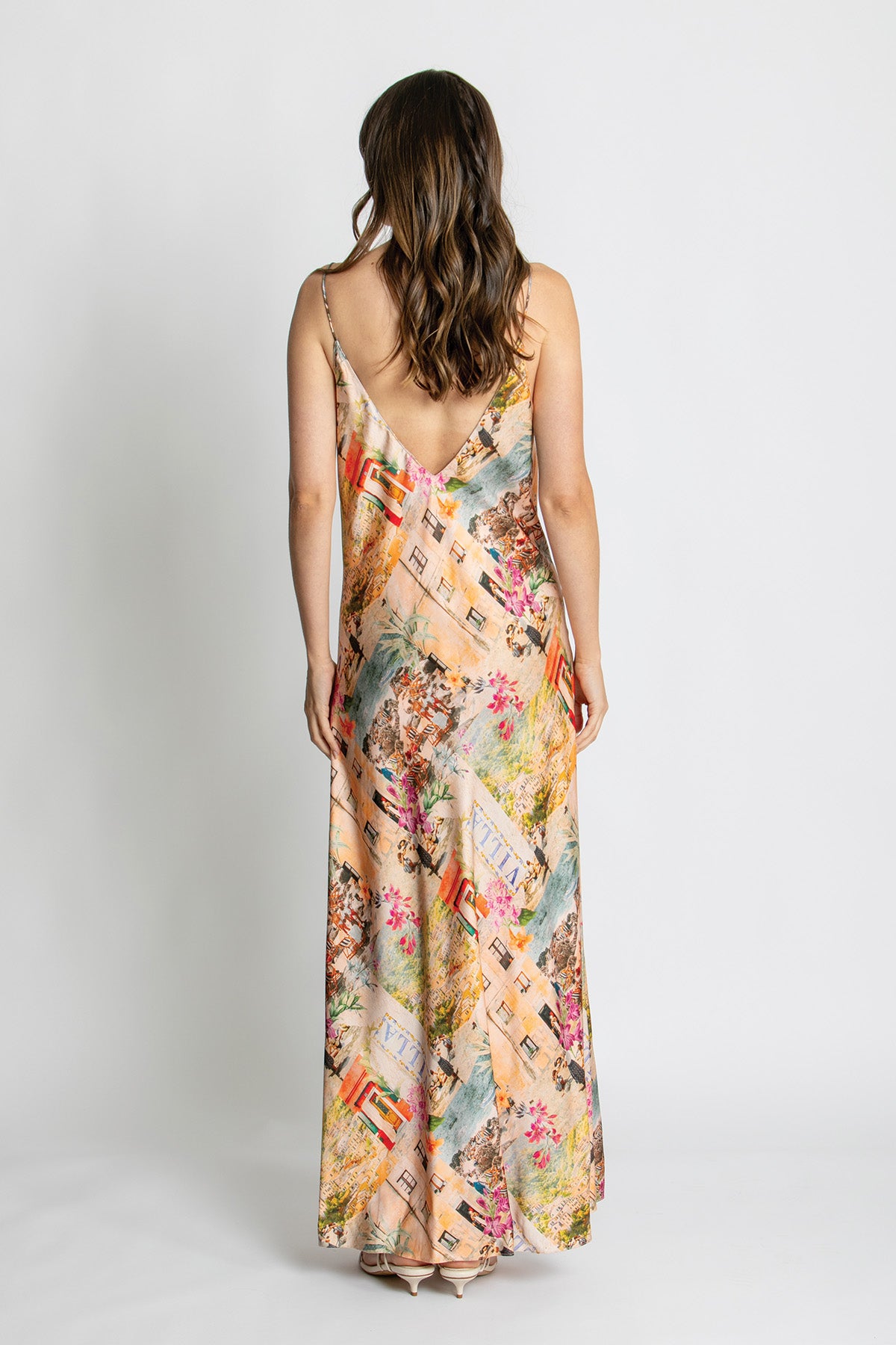 Womens Sophie Slip Dress Multicolor 615ka005