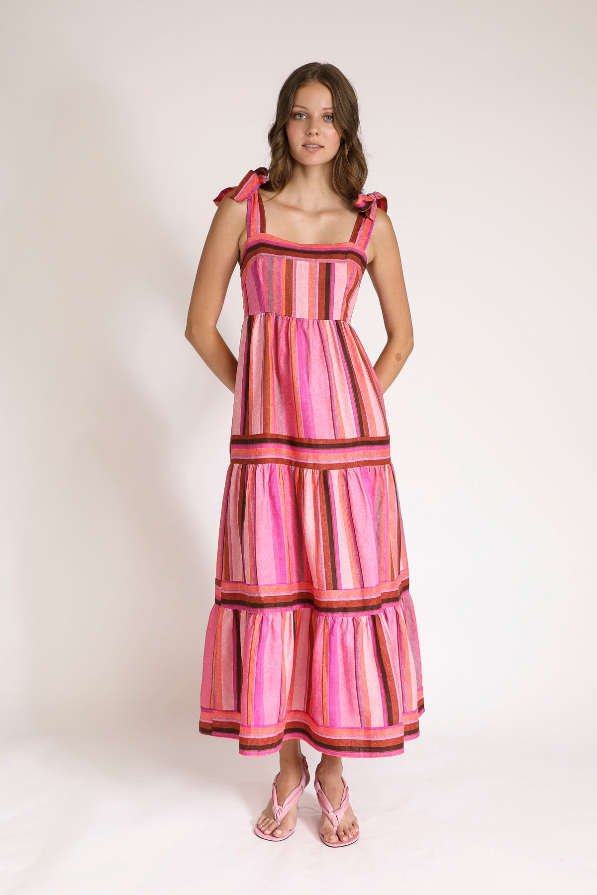 Ava Striped Maxi Dress