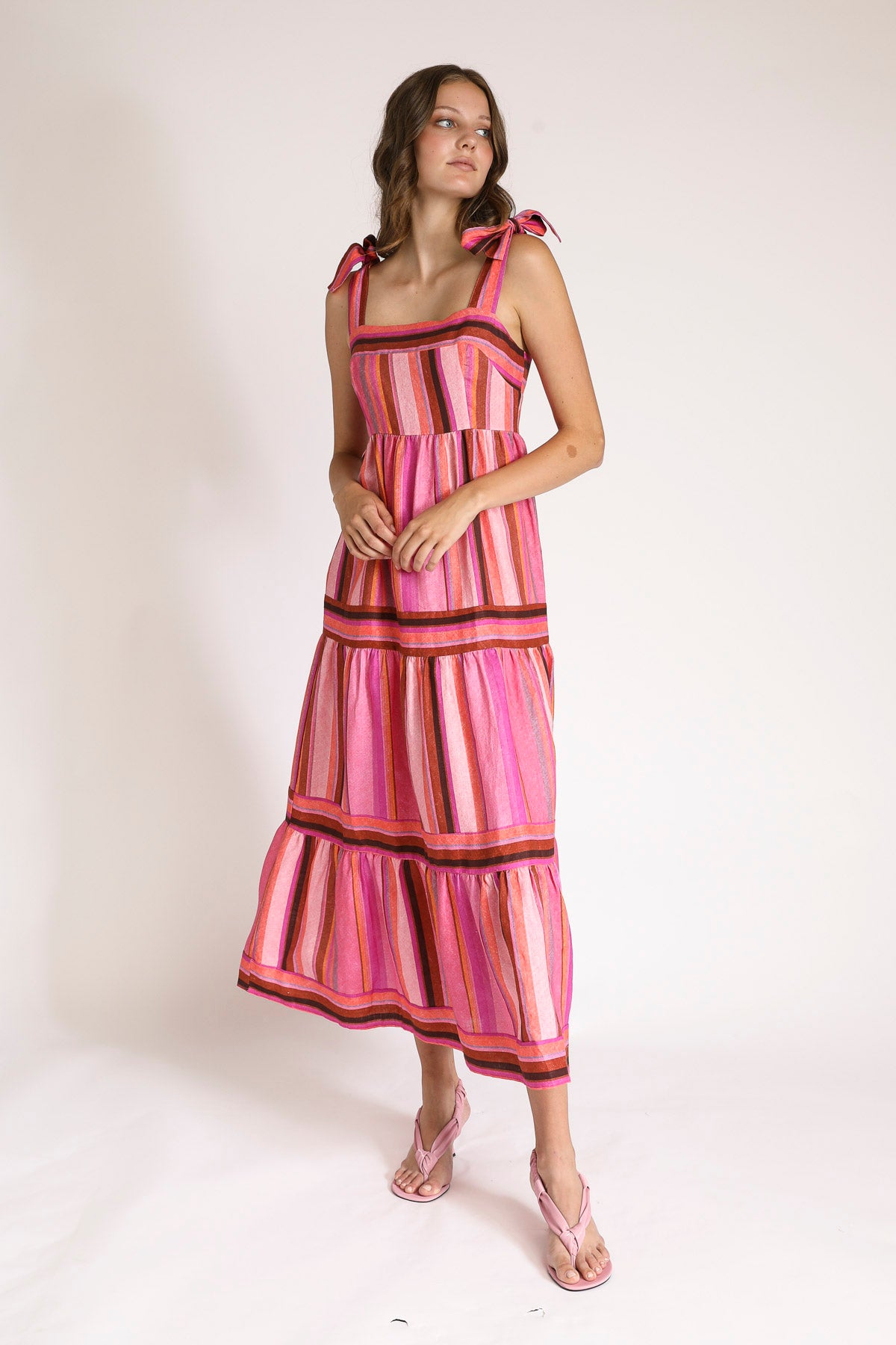 Ava Striped Maxi Dress
