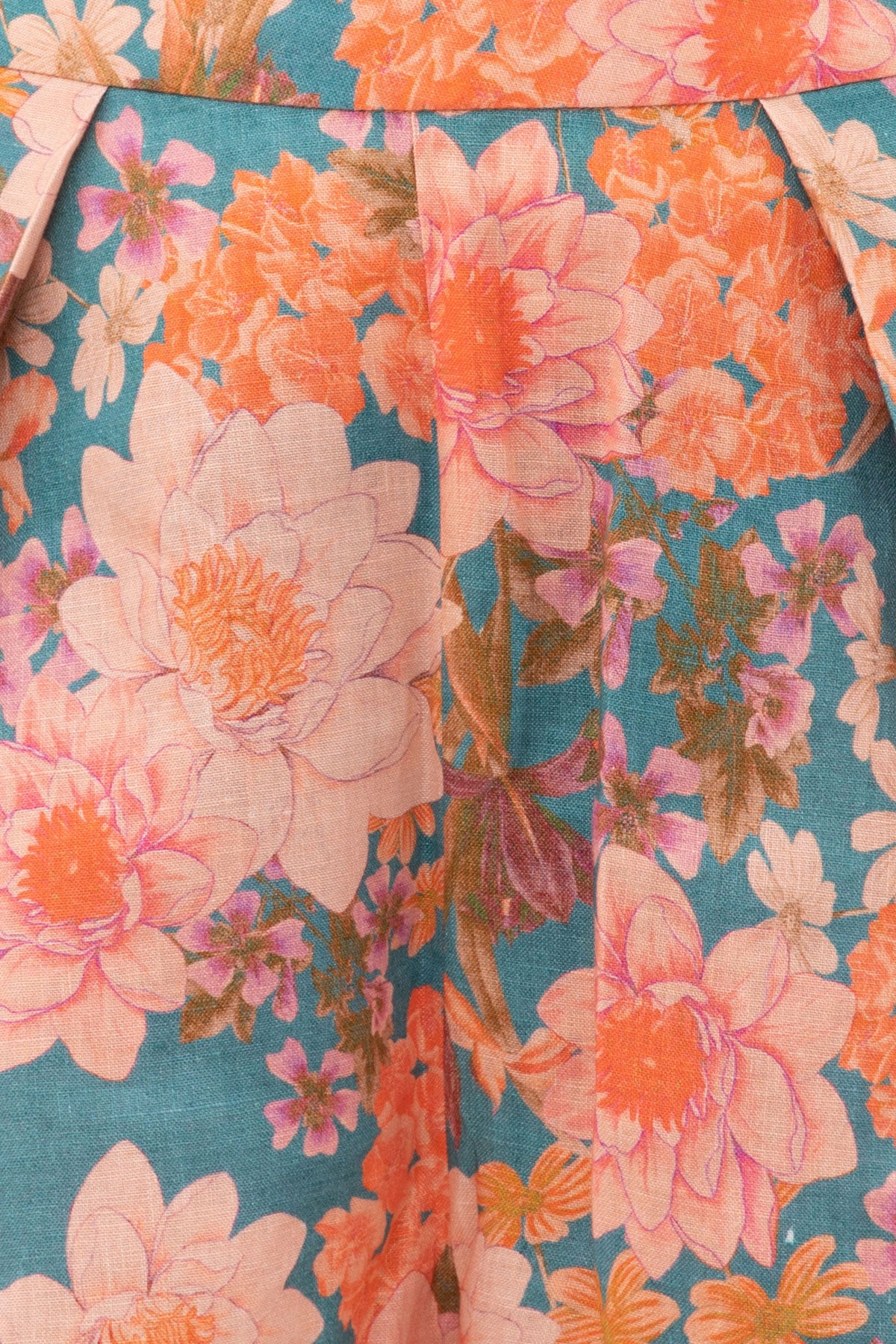 Courtney Floral Pleated Shorts