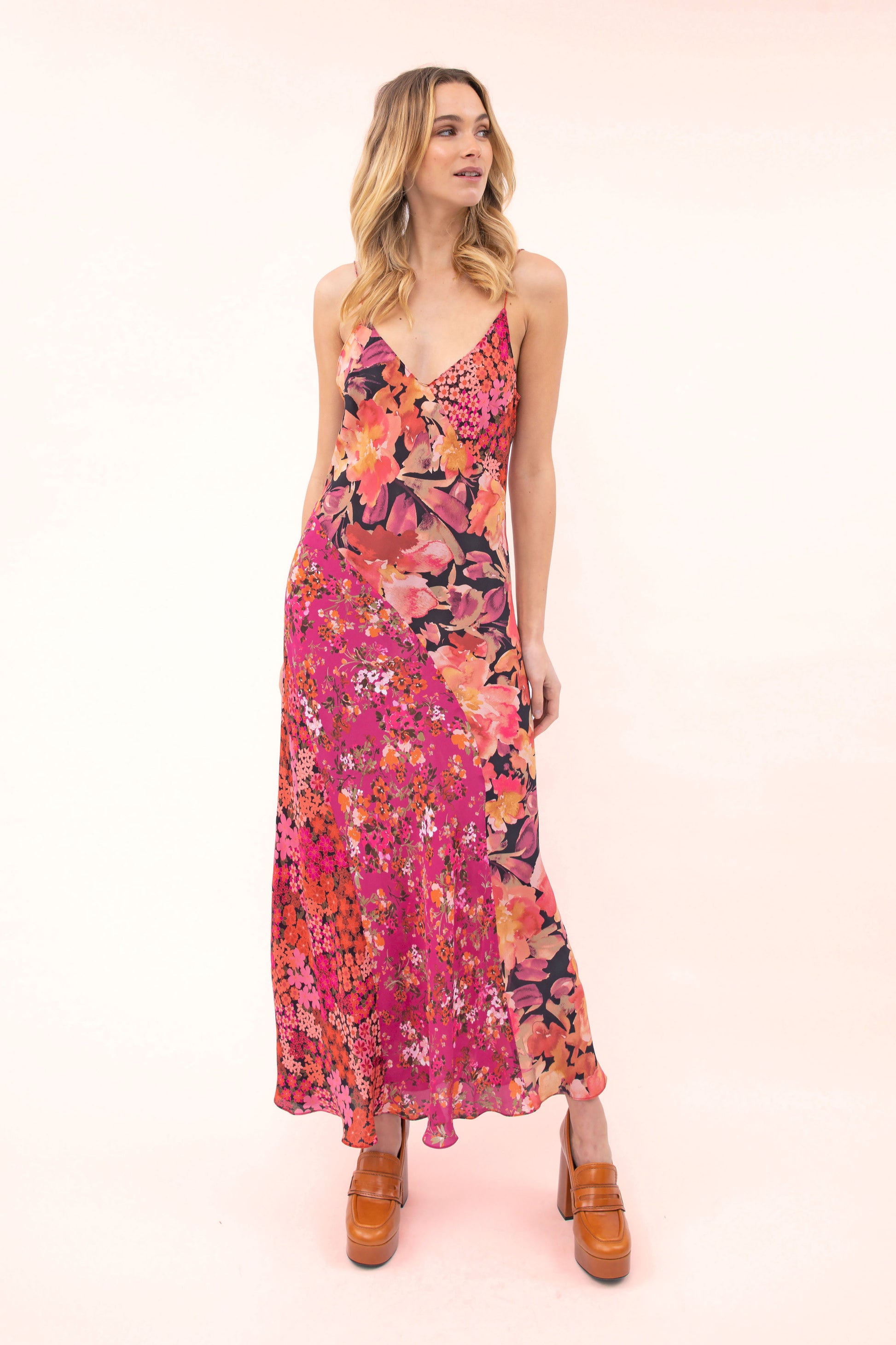 Women's Midi Slip Dress | Rosa