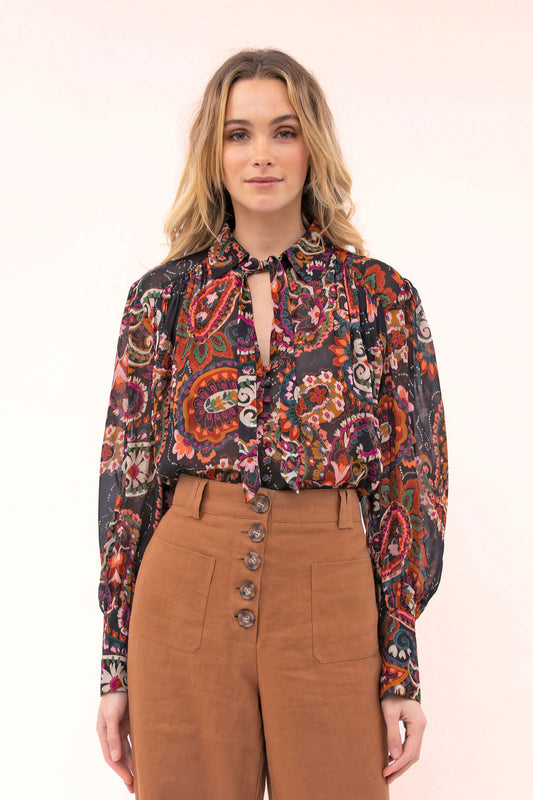 Tara Paisley Blouse