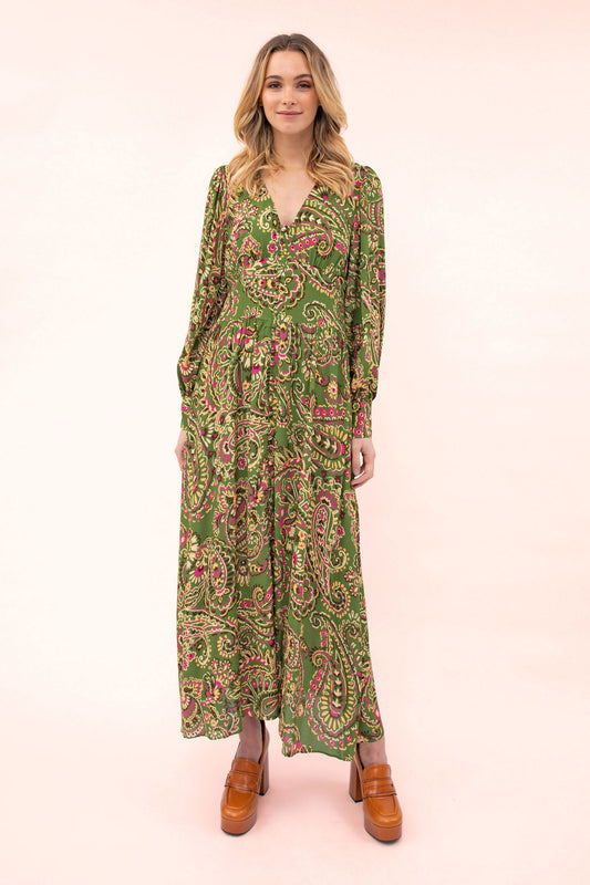 Billy Paisley Maxi Dress