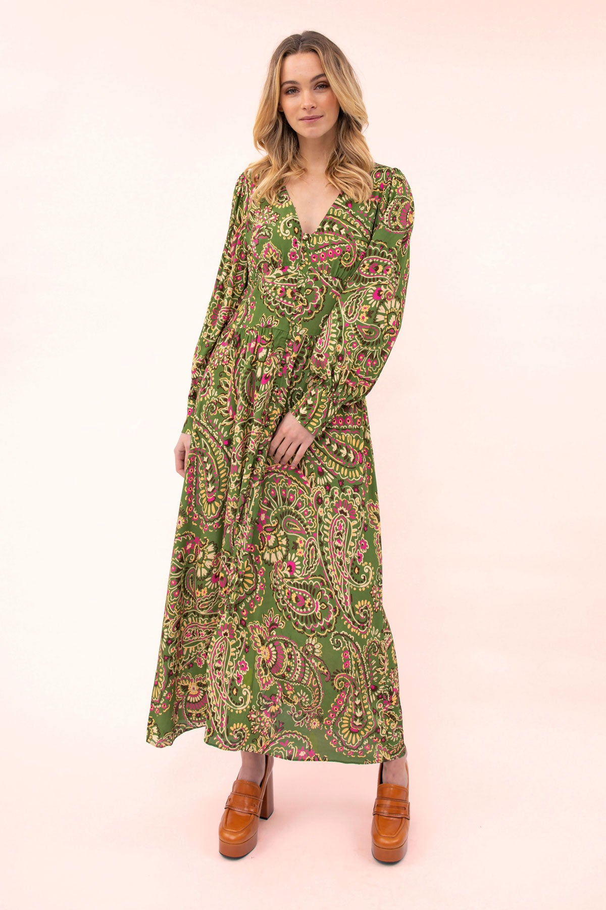 Billy Paisley Maxi Dress