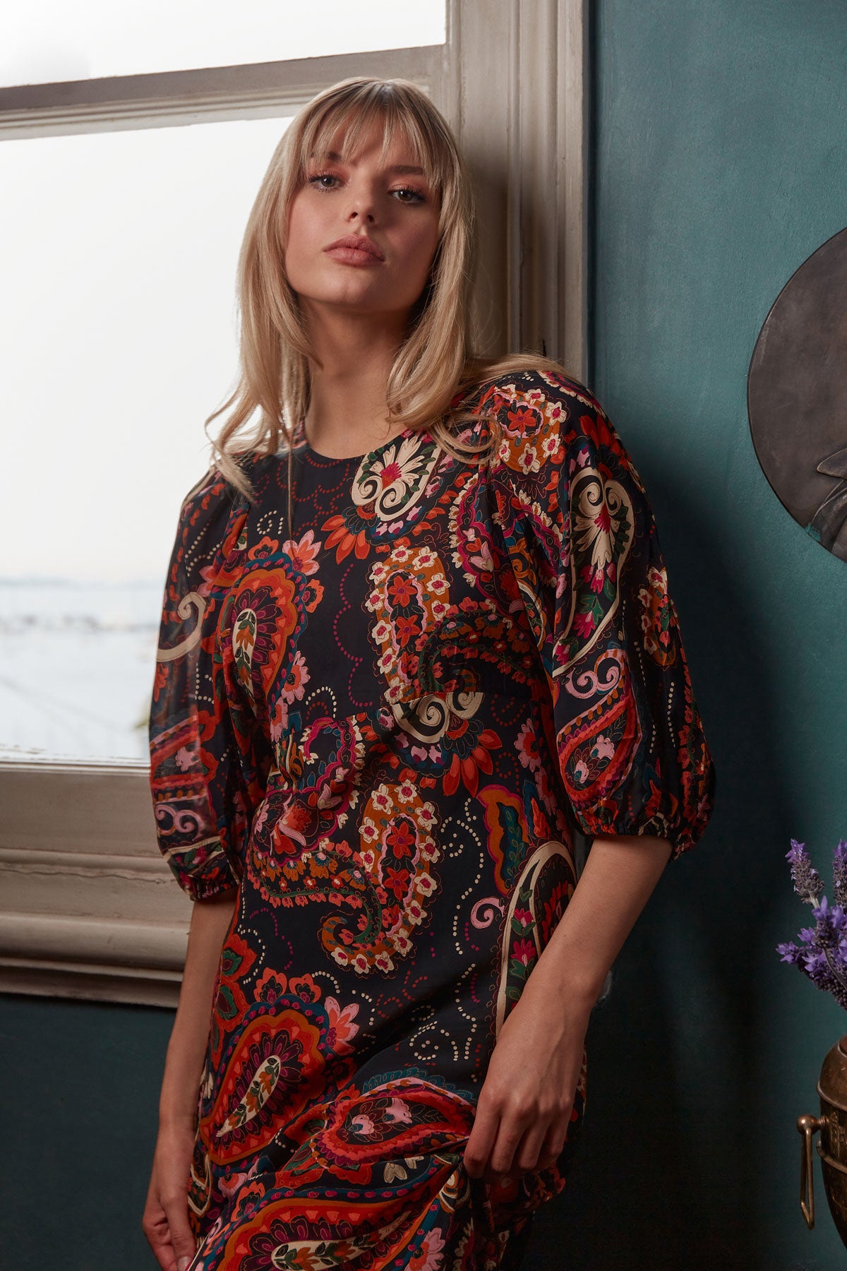 Orla Puff Sleeve Maxi Dress