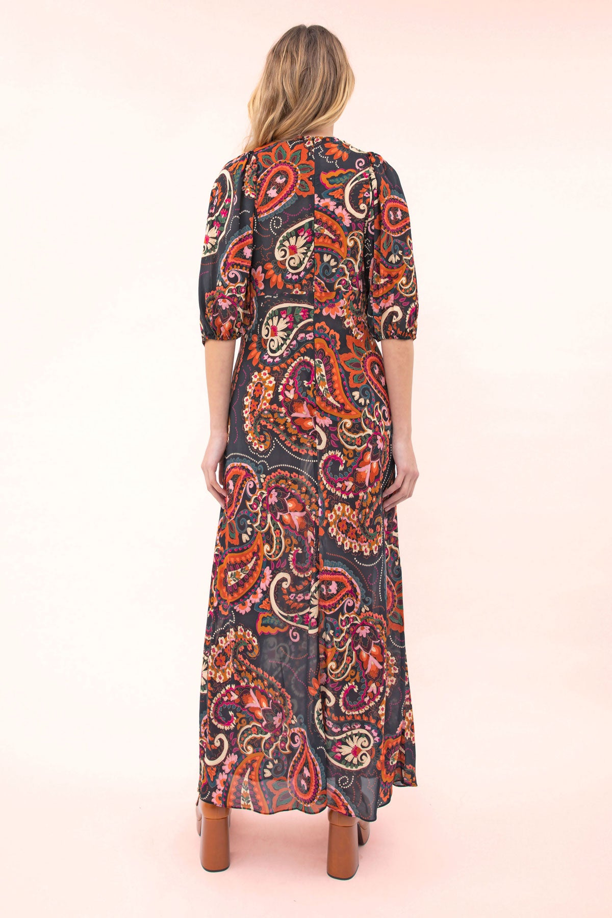 Orla Puff Sleeve Maxi Dress