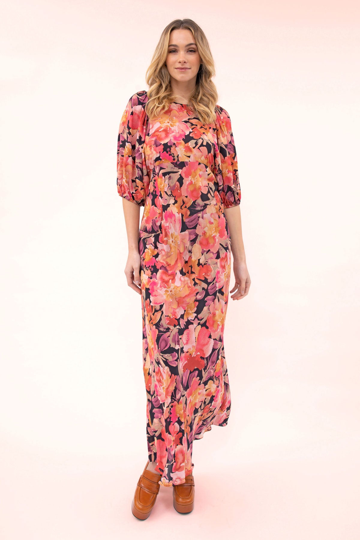 Ophelia Puff Sleeve Maxi Dress